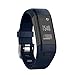 Price comparison product image TAOtTAO Replacement Soft Silicone Bracelet Strap WristBand for Garmin Vivosmart HR+ (Blue)