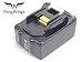 Produktbild FengWings 18V 4000mAh 72Wh BL1840B Ersetzen Li-ion Akku Mit Lichtern For Makita BL1830 BL1830B BL1840