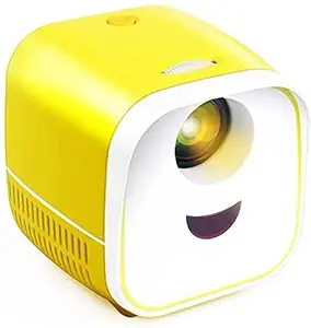 PROUNIC USB Portable Projector, 1000Lumens 320X240P Micro Video Projector with Built-in Speaker