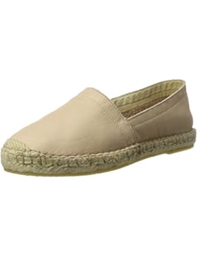 PIECES Damen Pskatie Leather Espadrillos Cameo Rose Espadrilles