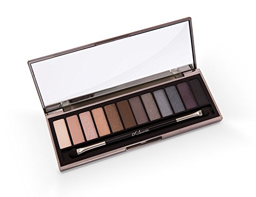 Luvia Cosmetics – Lidschatten Palette Timeless Smokey Shades – Gun Metallic Eyeshadow Palette – 12 Lidschatten in einer Palette Ideal als Geschenk für Frauen oder als Muttertag Geschenke für Frauen – Lidschatten Vegan Make Up - 3