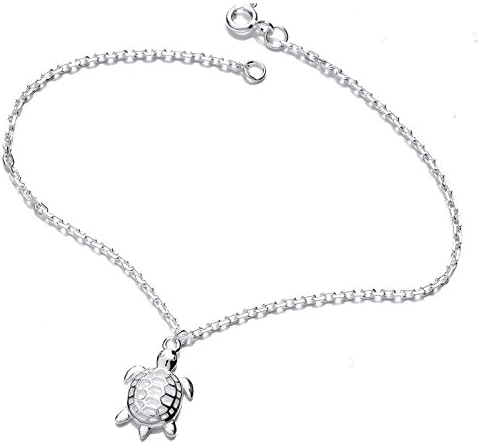 Sweet Silver Sterling Silver Gift Sentiment Card Horseshoe Bracelet of 19cm