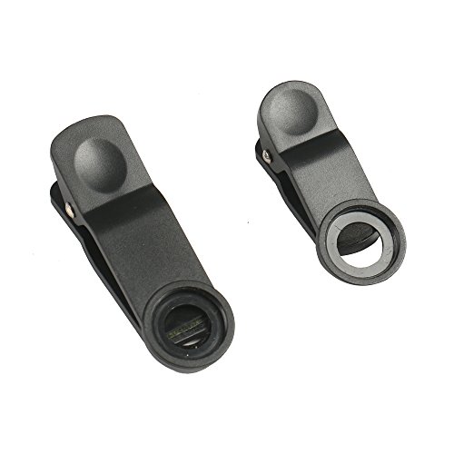 Hunye 4Â in1Â Obiettivo Fotocamera di set: 1Â X Teleobiettivo zoom 8Â X telescopio, Occhio Di Pesce grandangolare 1Â X, 1Â X E 1Â X obiettivo macro lente universale per iPhone 5Â 5S 6, iPad, Samsung Galaxy S3Â MINI, S4, S5Â e altri smartphone e tablet PC' s, Argento