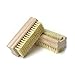 LEORX Double Sided Natural Bristle Nail Brush with Wooden Handle