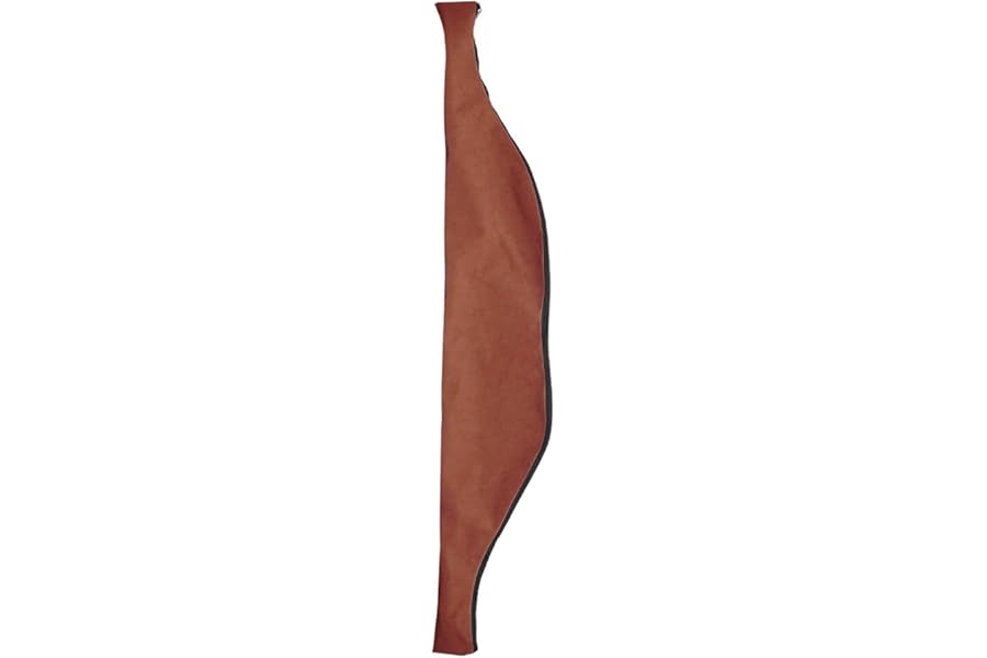 Laroal Archery Longbow Case Brown Leather Traditional Bow Bag For Secure Storage Of Your Archery Equipment Stylish And Functional Design