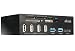 Produktbild Akasa AK-HC-05U3BK Interconnect Pro USB-Gehäuse mit USB 3.0 Kartenleser für Ankermann PC-Systeme | 4x USB 2.0 | 2x USB 3.0 | CF I, CF II, MS, MS PRO, Microdrive, MMC, SD