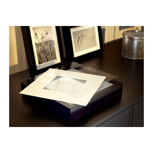 IKEA RIBBA Rahmen in schwarz (23x23x4 - 3