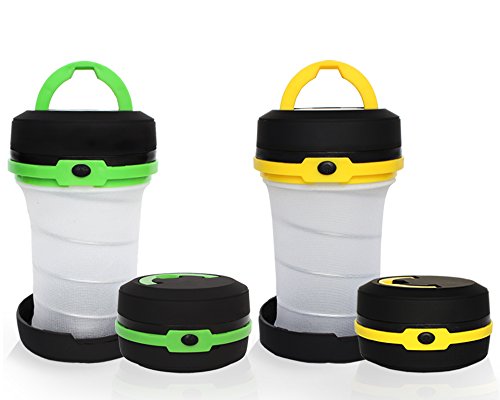 4er Camping Laterne, LT Nichalo 30LM Tragbare Notfall Wasserdicht Camping Licht Taschenlampe - 2