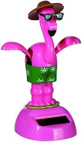 Perfect For Christmas, Xmas, Stocking Fillers, Birthdays, Easter, Toys &amp; Games Age 5+ Present Gift Idea - Fun Idea For Novelty Work Toys Solar Powered Dancing Moving Flamingo Figurine - Girl Girls Children Kids - One Supplied