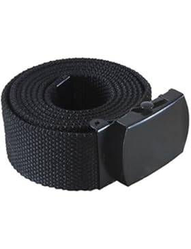 GÜRTEL 130 x 3 cm Hosengürtel Stoffgürtel Textilgürtel Bandgürtel Hose Stoff Textil Jeans Metallschloss - original...