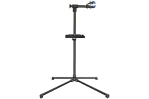 STEK Pro Bicycle Repair Stand - Adjustable Portable Folding Floor Stand for Home Shop Mechanic