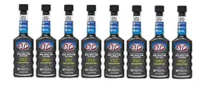 STP. Super Concentrated Fuel Injector Cleaner : Unclogs Dirty Fuel injectors to Restore Performance : Pack of 8, 155 ml