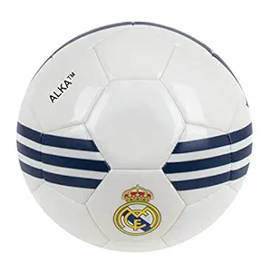 ALKA Real Madrid PU Football, Size 5, (Multicolour)