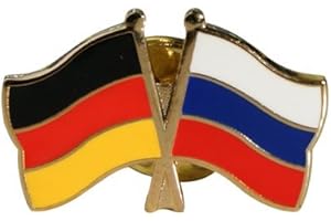 Flaggenfritze® Friendship Pin Germany - Russia