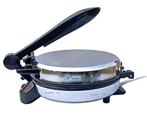 Enamic UK Roti Maker Original Non Stick PTEE Coating TESTED, TRUSTED & RELIABLE Chapati/Roti/Khakra Maker || Stainless steel body || Shock Proof Heavy Duty Non Stick || 03