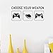 Produktbild wandaufkleber 3d Choisissez votre arme Jeu Autocollant de jeu vidéo Xbox Playstation Home Decor