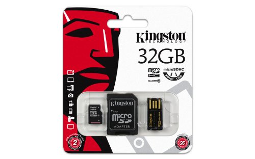 Kingston Mobility Kit micro-SDHC/SDXC 32GB Klasse 10, Karte plus SD und USB-Adapter - 2