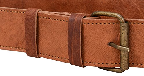 Gusti Leder nature „Finlay 15″ Umhängetasche Laptoptasche 15,6“ Ledertasche Vintage Umhängetasche Ledertasche Unitasche Aktentasche Arbeitstasche Collegetasche Messengerbag Ordner Braun U18 - 5