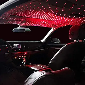 Universal Car Interior Star Roof Ambient Light/USB Laser Projection Interior Decoration Ceiling Starry Led Car Roof Top Mini Laser USB Decoration Star Light Projector Light
