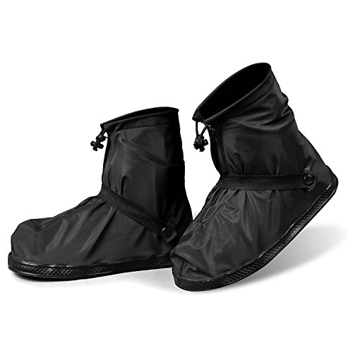 YMTECH Regenüberschuhe Wasserdicht Schuhe 1 Paar, Outdoor Rutschfester Radsportschuhe Überschuhe