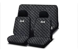 Generico Coprisedili Panda 4X4 dal 1986 al 2003 fodere auto su misura in tessuto Imbottito e Trapuntato 141-141A set copri sedile 750 4x4 1000 Country Club Young AK1319N