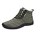 Produktbild MAYOGO Baumwolle Schuhe Herren Damen Paar Winterstiefel Schneeschuhe Warm Gefüttert,Winter Männer Outdoor Wanderschuhe Turnschuhe Sneaker,Wasserdicht rutschfest 35-45