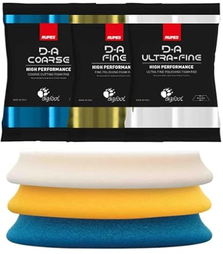 Clean Garage Rupes Combo Kit, Botellas De 3 X 1 Litro, Compuestos De