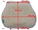 Natural SHEEPSKIN RELUGAN Booster car seat cover liner mat cushion pad Universal Graco (Shape 1)