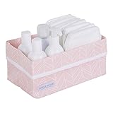 LITTLE DUTCH 6031 Utensilo Wickeltisch-Körbchen groß peach leaves - 2