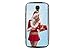 Produktbild Silicon Silikon Handy Back Case weiss mit Motiv "Sexy Christmas Woman 1.0" für Samsung Galaxy S5 Mini G800F Handy Tasche Schale Cover Schutz Hülle Bumper Etui
