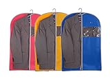 BagsRUs Matte 35" Medium Suit Dress Garment Cover Pack of 3(GC101EBLX3A) RS.675 (62.00% Off) - Amazon