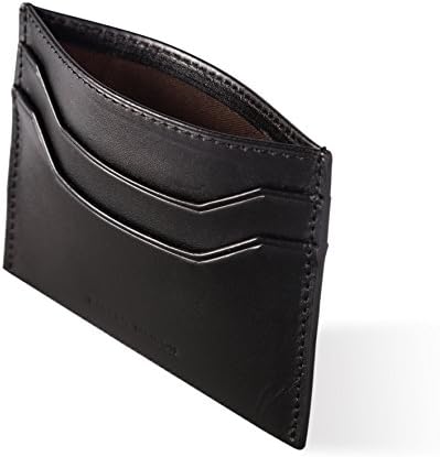Italian Leather Slim Wallet - Elegant Packaging - Earphone Holder Included - RFID - Kasper Maison