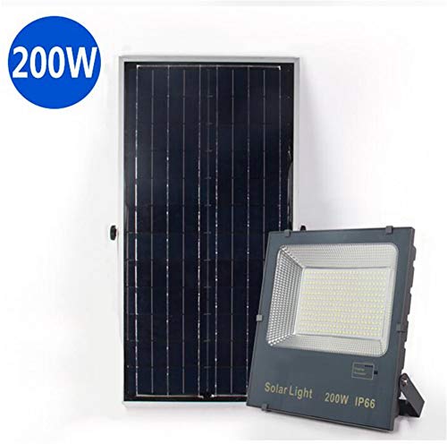 H-XH Solar Floodlight,IP65 Waterproof Garden Patio Lighting Outdoor Security Spotlight (Size : 200W)