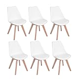 sillas de comedor estilo nordico Pack 6 sillas Tower replica Eames