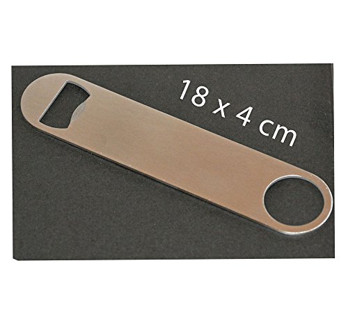 XXL Edelstahl Flaschenöffner von all-around24 (Edelstahl, 18 x 4cm)