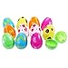 Produktbild LUOEM Kunststoff Ostereier Helle Farbe Osterei Party Favor für Osterei Jagd und Überraschung Ei 12st
