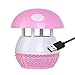 Produktbild Yiwa Mosquito Killer Lampe Photokatalysator Fliegen Sie 6LEDs Indoor Inhalierte Insekten Bug Killer Elektronische Mosquito Repellent Purple