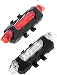 Lista Bicycle LED USB Rechargeable Head Light and Tail Light