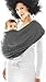 Wallaboo Baby sling Connection, Easy Adjustable and Ergonomic, Newborn 8lbs to 33lbs, Grey