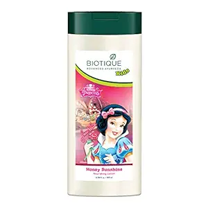 Biotique Bio Honey Sunshine Nourishing Lotion for Disney Kids for Normal Skin, 180 ml