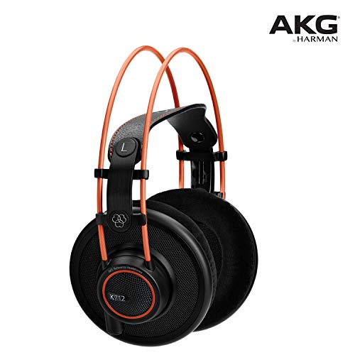 AKG K712PRO - Auriculares para DJ, 105 dB , respuesta en frecuencia 10 - 39800Hz, Negro
