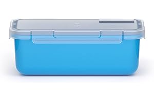 Valira Porta alimentos - Contenedor hermético de 0,75 L hecho en España, color azul