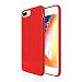 Produktbild JT Berlin BackCase Pankow Silikon Hülle für das Apple iPhone 8 Plus / 7 Plus in rot [Qi kompatibel, Strukturierte Oberfläche, 1,0m getesteter Fallschutz, Verstärkte Ecken] - 10475