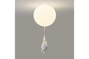 LZH FILTER Moderne Bären-Deckenleuchte, Süße Bären Fangende Ballon-Deckenlampe, Cartoon Bär Kronleuchter, Ballon Dekorative Lampen, für Kinderzimmer Kindergarten