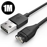 cable carga garmin fenix 5 PROTECCIÓN CONTRA SOBRETENSIONES Y SOBRE CORRIENTES: nuestro cable de carga proporciona una velocidad de carga rápida y estable. Hecho de sobretensión y sobretensión. Protección actual, protegerán su reloj de daños durante la carga.