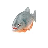 Farbe: Mehrfarbig Unbekannt Lebensechte Wildtier Meerestier Figur Spielfigur Modell Aus Kunststoff, - Piranha