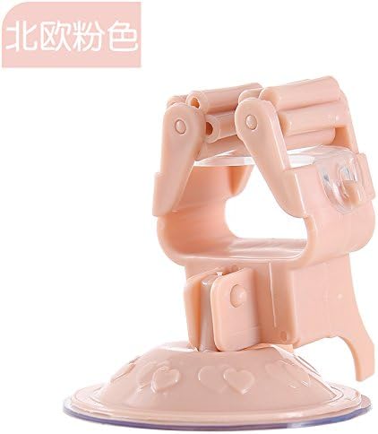 ShouYu A group of 3 non-marking from the screws attaching the door hanger kitchen and bathroom-Hook Punch-free suction mops, the Nordic Pink