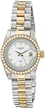 Akribos XXIV Damen-Armbanduhr Bicolor Edelstahl