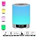 Produktbild Kwmobilcc LED-Wecker Mit Kabellosen Bluetooth-Lautsprecher, Touch-Sensor LED Nachttischlampe + Dimmbare Warmes Licht Und Farbwechsel