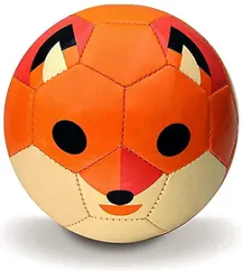 Toyshine Edu-Sports Kids Football Soccer Educational Toy Ball Size 3, 4-8 Year Kids Toy Gift Sports- Fox